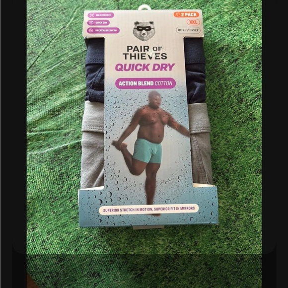 NWT men's 2X boxer briefs 2 pack - Picture 1 of 5